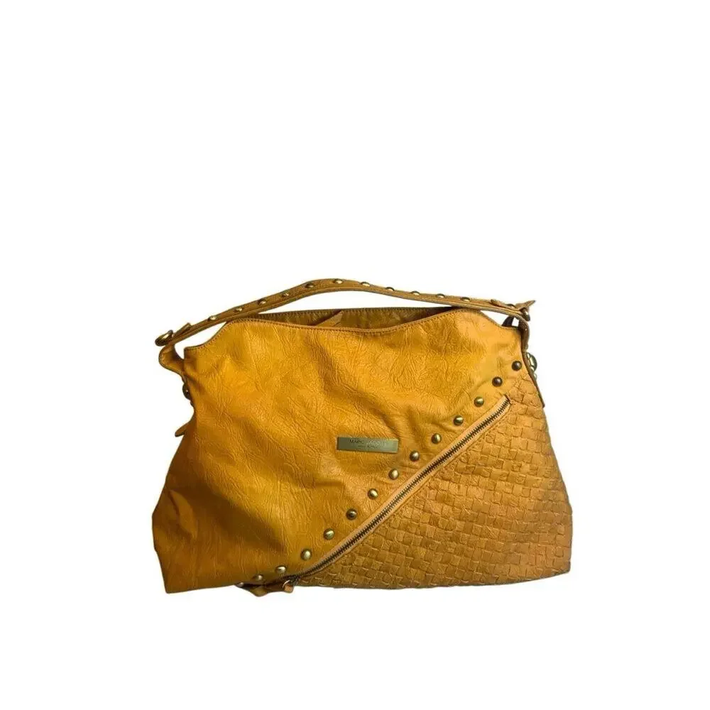 Marc Jacobs Leather Woven Hobo Bag